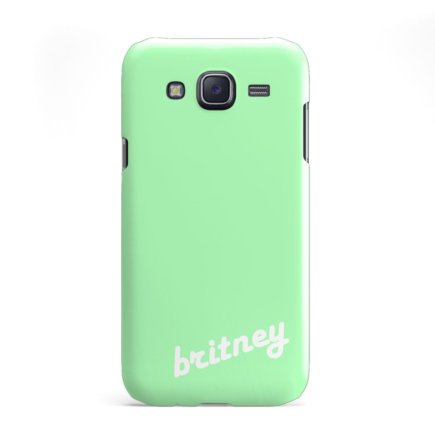 Personalised Green Name Samsung Galaxy J5 Case
