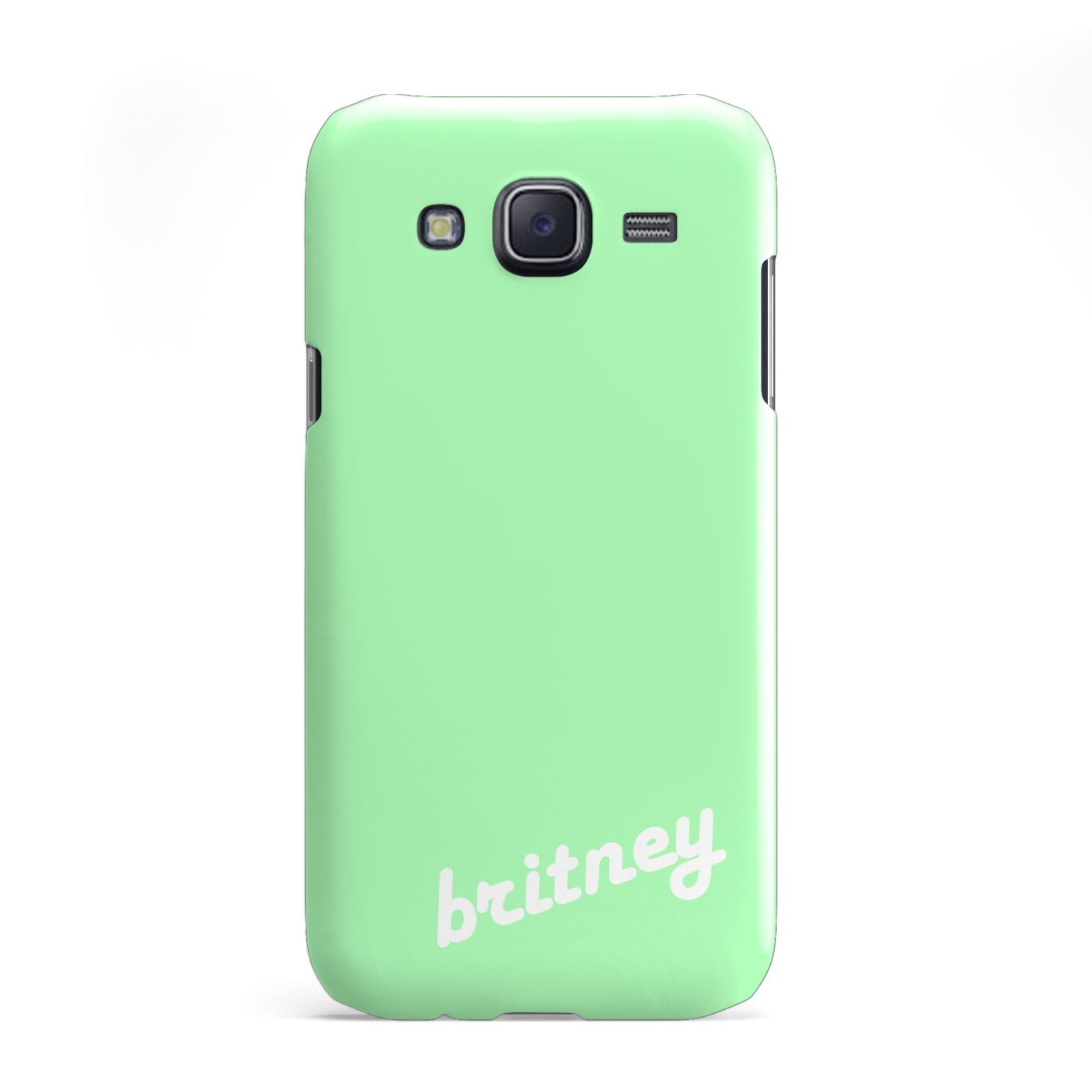 Personalised Green Name Samsung Galaxy J5 Case