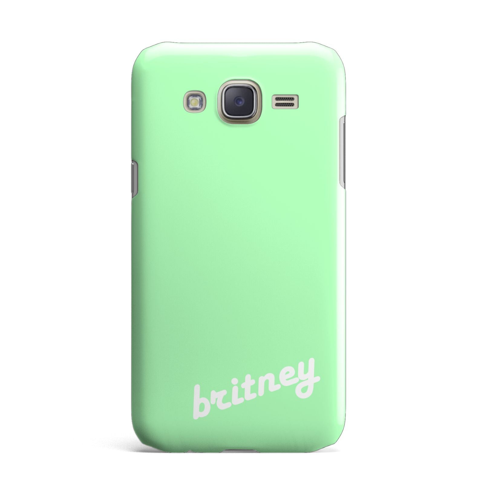 Personalised Green Name Samsung Galaxy J7 Case