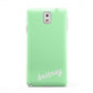 Personalised Green Name Samsung Galaxy Note 3 Case