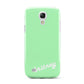 Personalised Green Name Samsung Galaxy S4 Mini Case