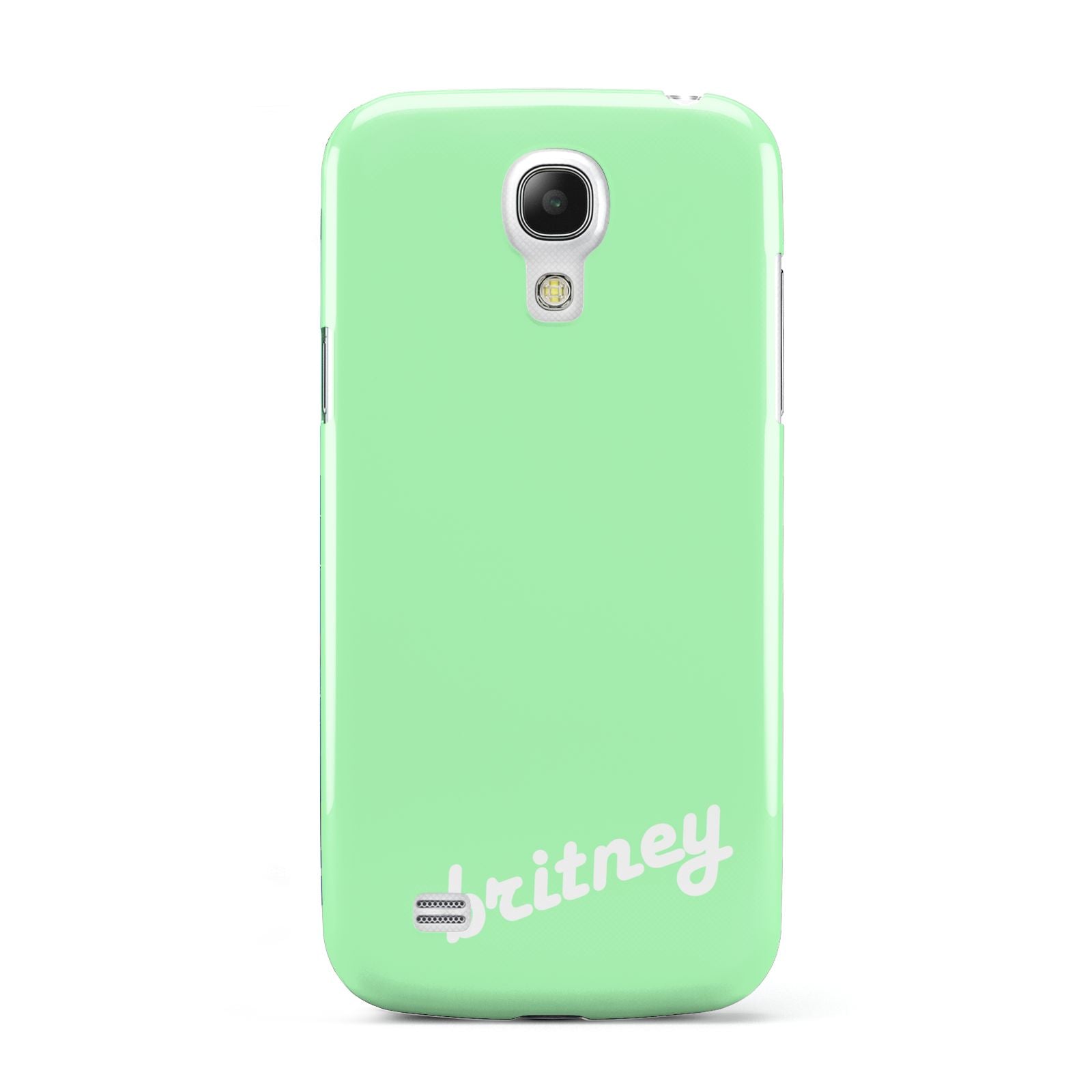 Personalised Green Name Samsung Galaxy S4 Mini Case