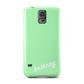 Personalised Green Name Samsung Galaxy S5 Case