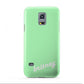 Personalised Green Name Samsung Galaxy S5 Mini Case