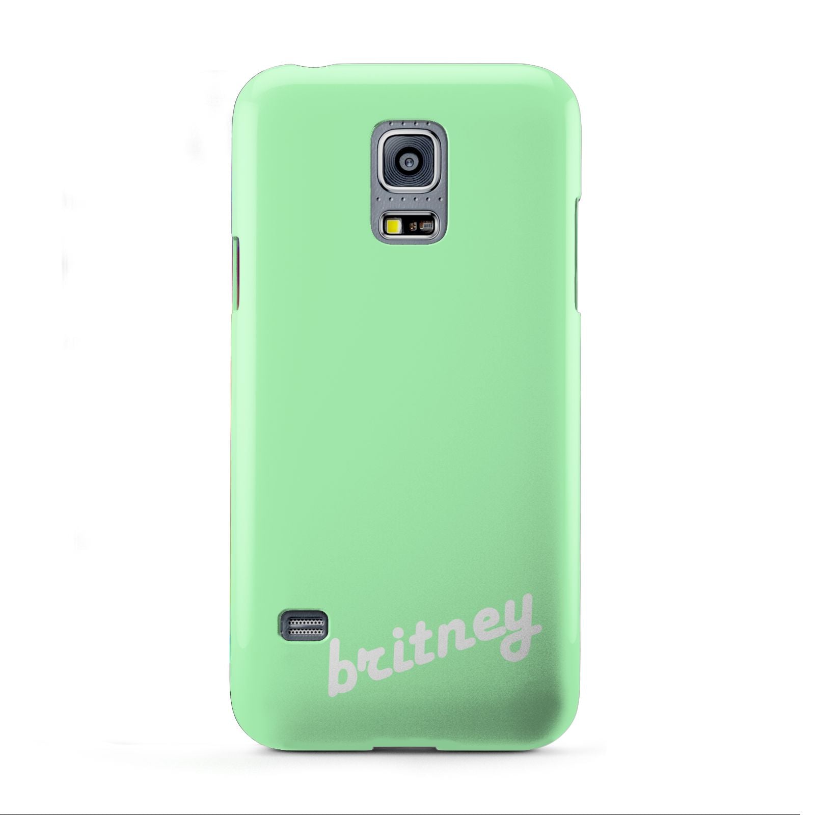 Personalised Green Name Samsung Galaxy S5 Mini Case