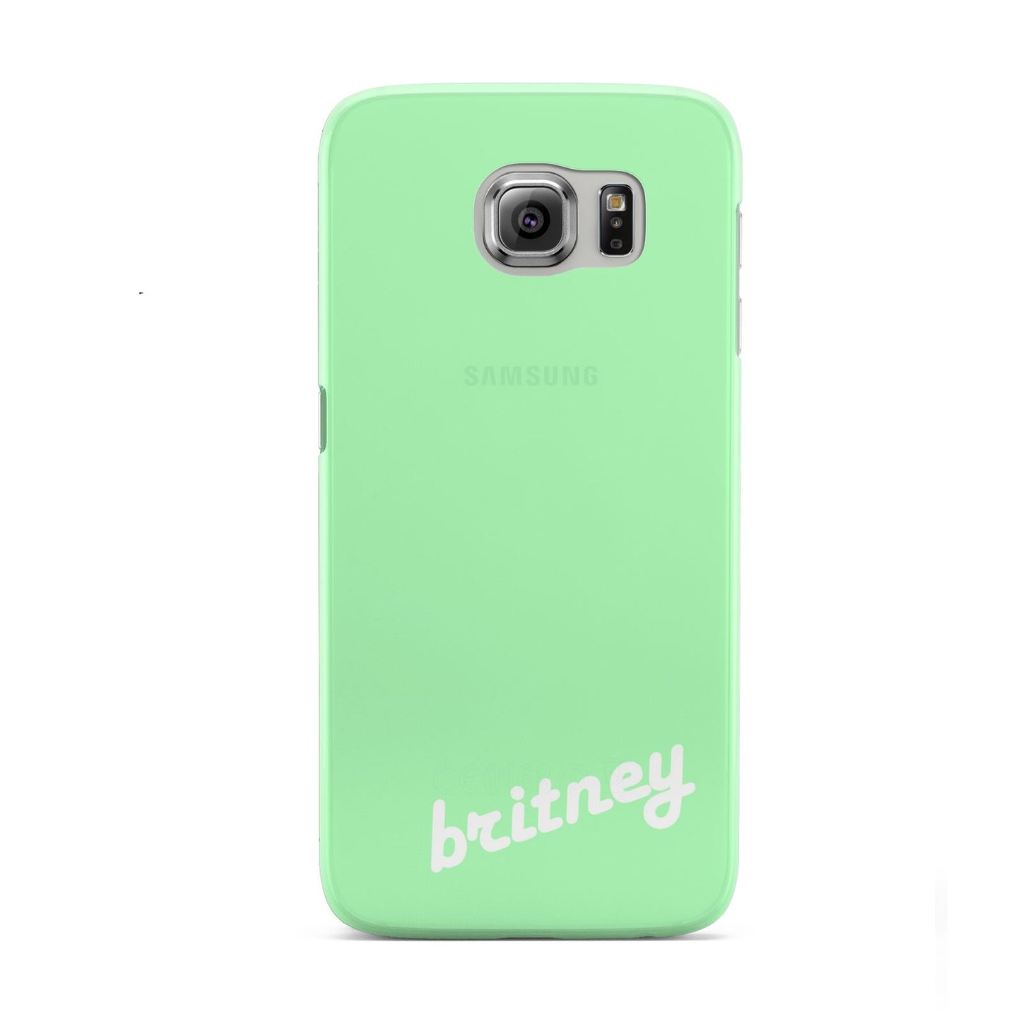 Personalised Green Name Samsung Galaxy S6 Case