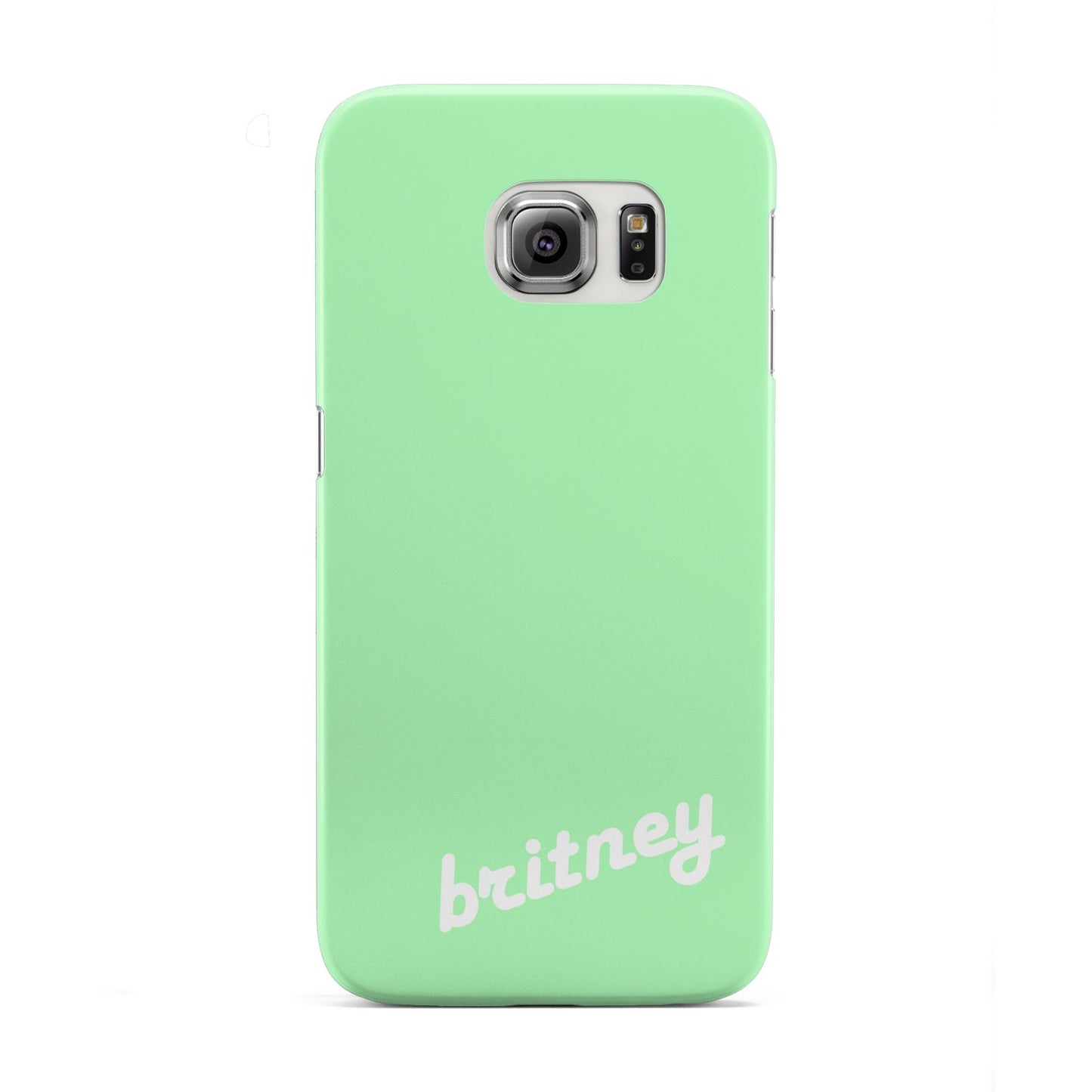 Personalised Green Name Samsung Galaxy S6 Edge Case