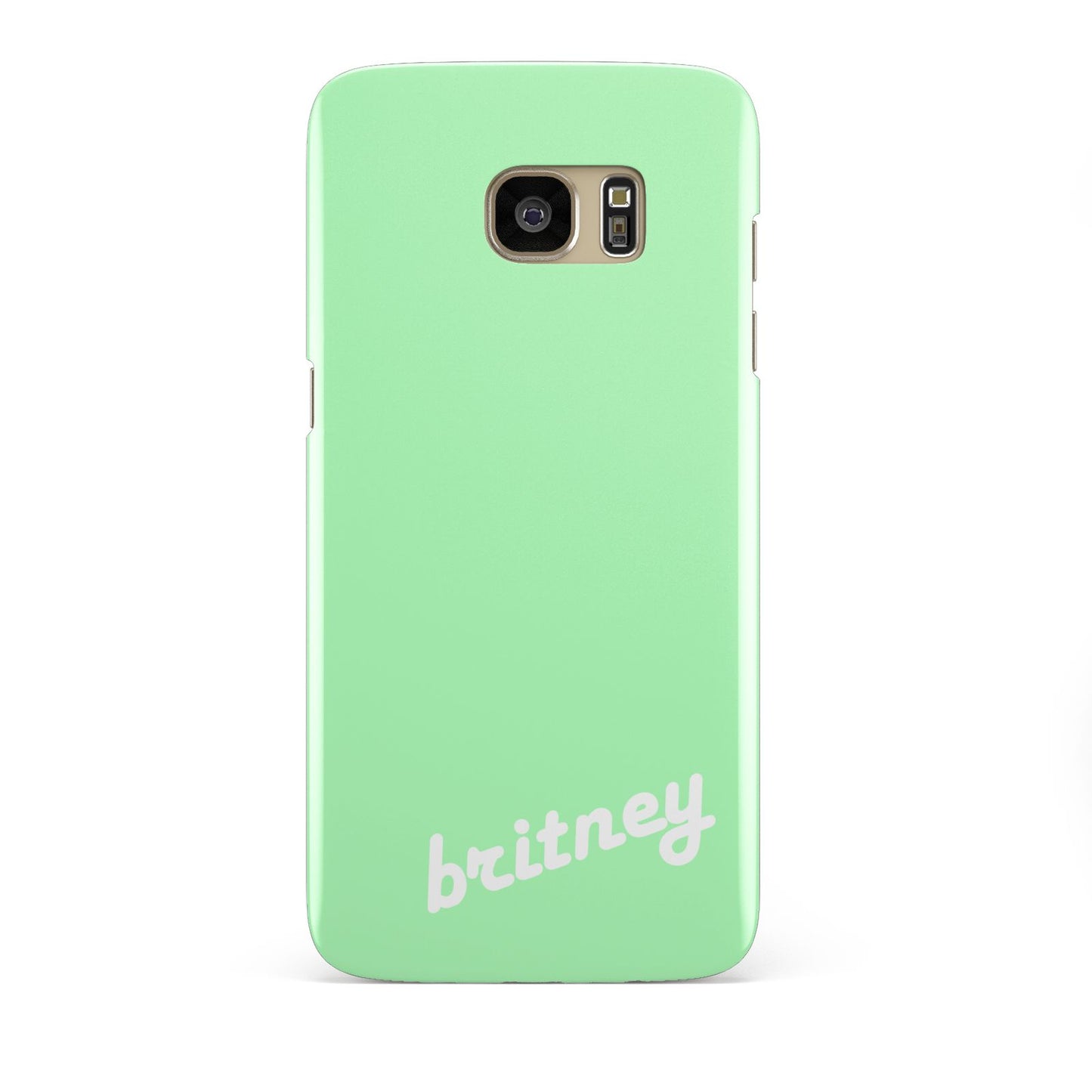 Personalised Green Name Samsung Galaxy S7 Edge Case