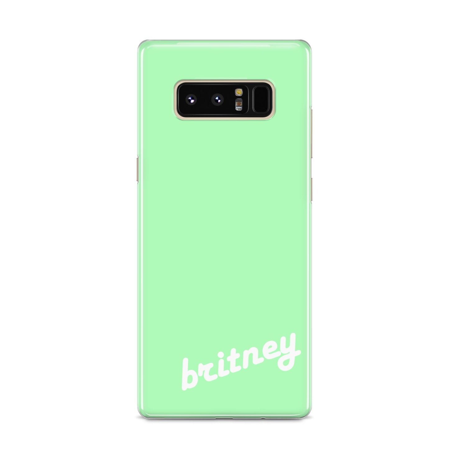 Personalised Green Name Samsung Galaxy S8 Case