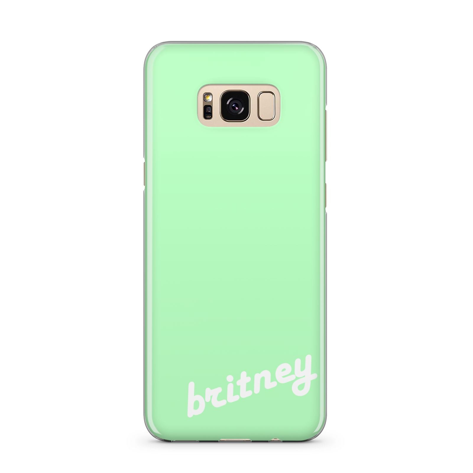 Personalised Green Name Samsung Galaxy S8 Plus Case