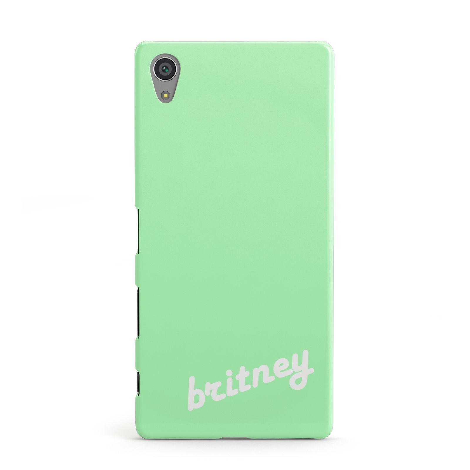 Personalised Green Name Sony Xperia Case