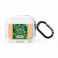 Personalised Green North Pole AirPods Clear Case 3rd Gen