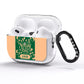 Personalised Green North Pole AirPods Pro Glitter Case Side Image