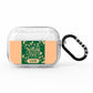 Personalised Green North Pole AirPods Pro Glitter Case
