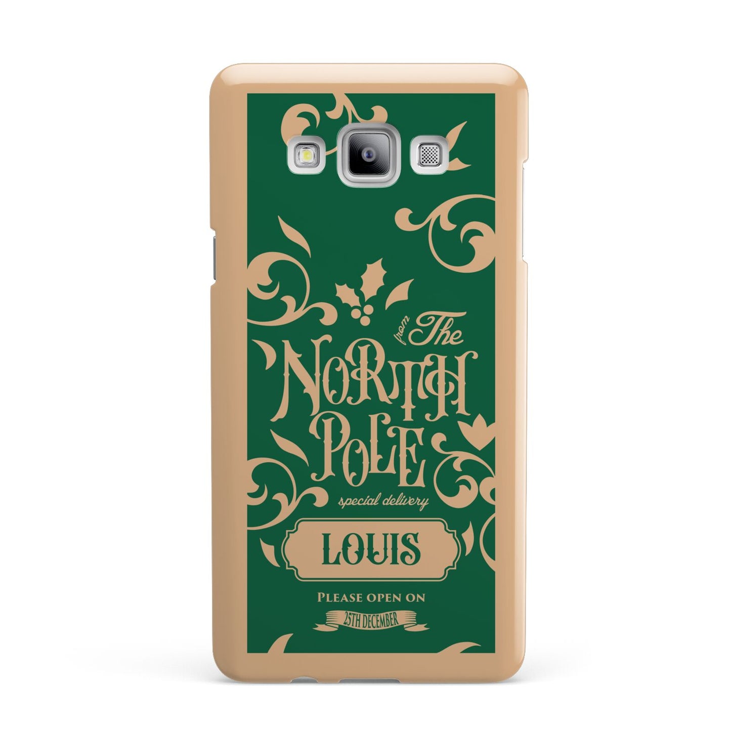 Personalised Green North Pole Samsung Galaxy A7 2015 Case