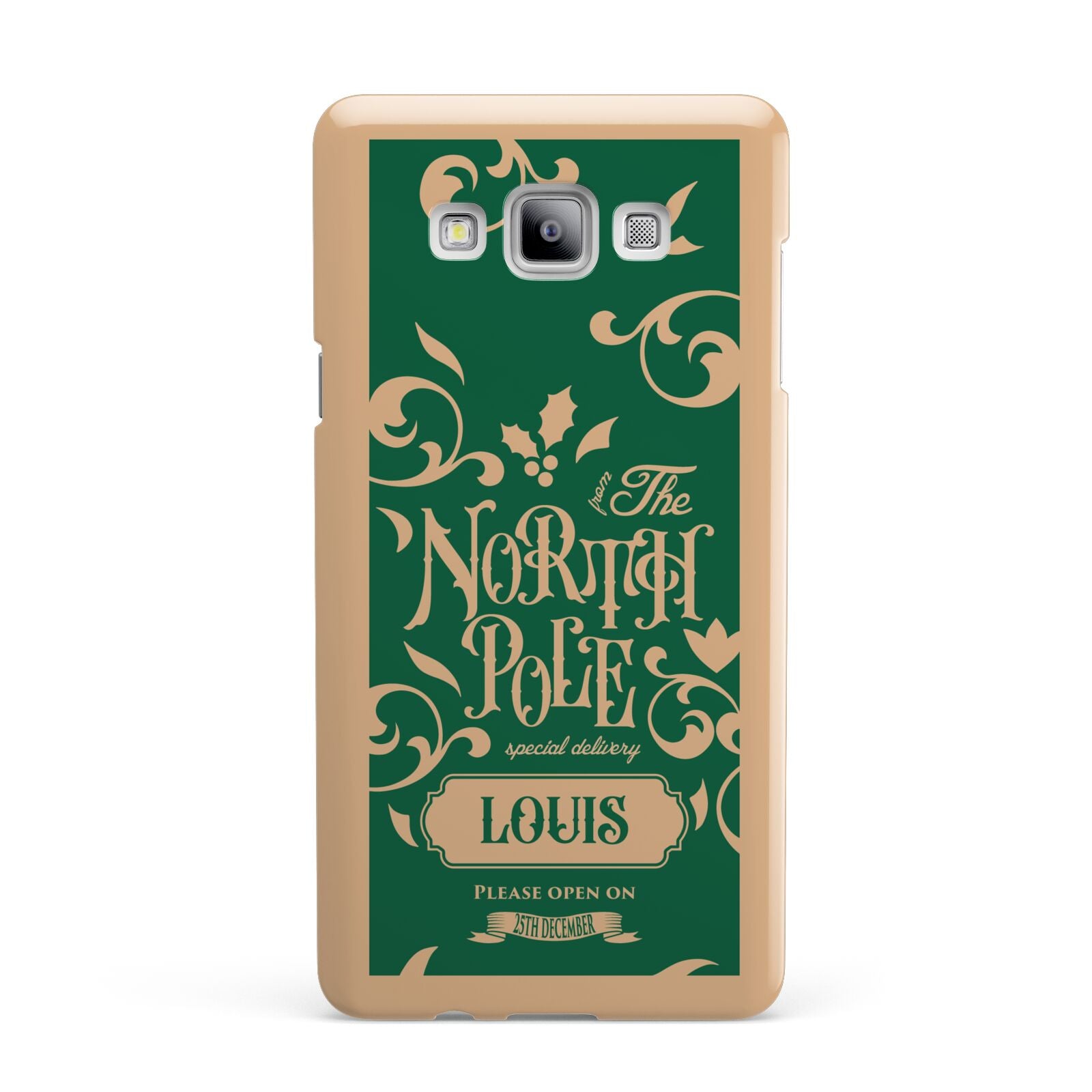 Personalised Green North Pole Samsung Galaxy A7 2015 Case