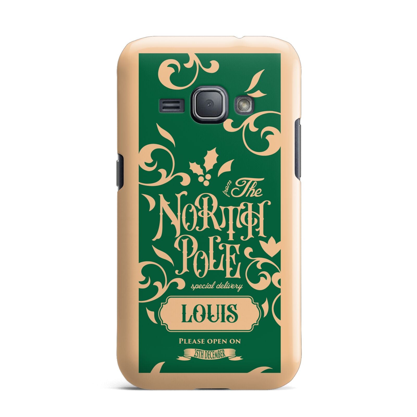 Personalised Green North Pole Samsung Galaxy J1 2016 Case