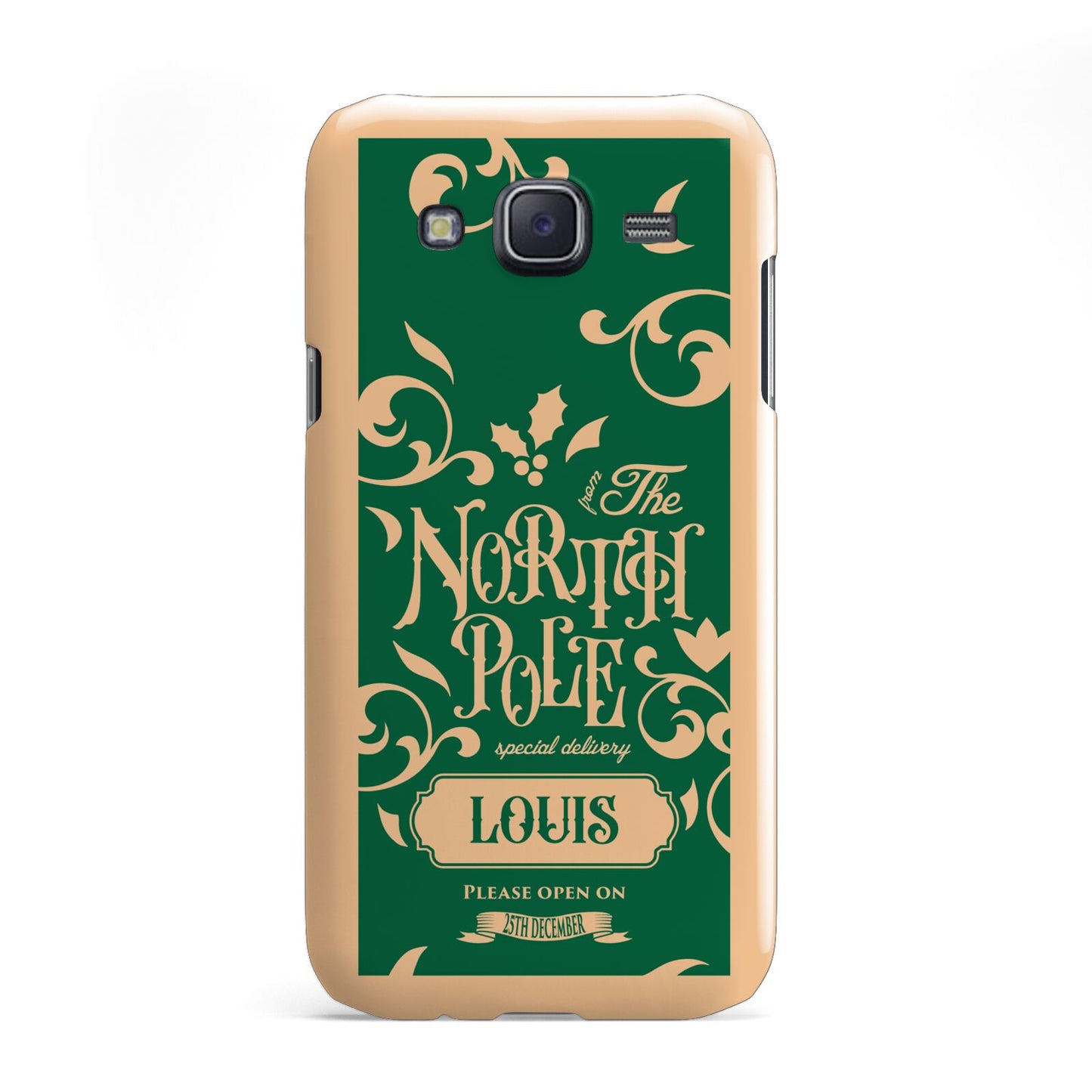 Personalised Green North Pole Samsung Galaxy J5 Case