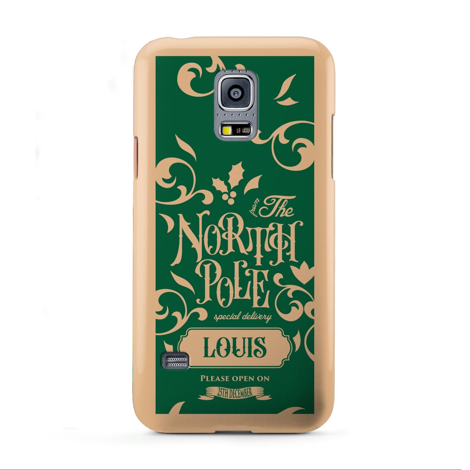 Personalised Green North Pole Samsung Galaxy S5 Mini Case