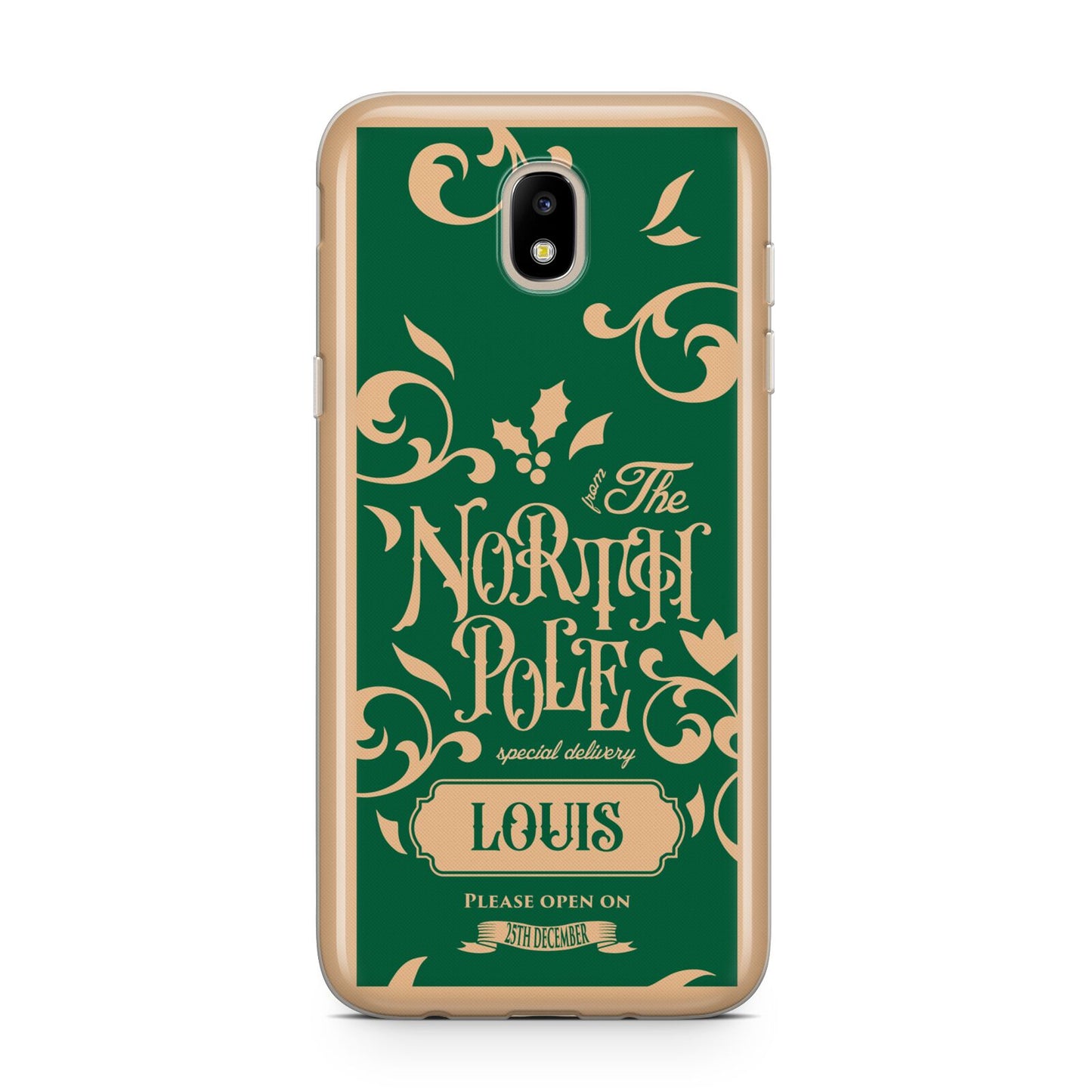 Personalised Green North Pole Samsung J5 2017 Case