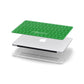 Personalised Green Shamrock Apple MacBook Case in Detail