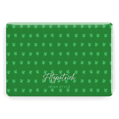 Personalised Green Shamrock Apple MacBook Case