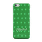 Personalised Green Shamrock Apple iPhone 5c Case