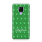 Personalised Green Shamrock Huawei Mate 20X Phone Case