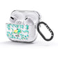 Personalised Green Turtle AirPods Glitter Case 3rd Gen Side Image