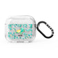 Personalised Green Turtle AirPods Glitter Case 3rd Gen