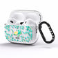 Personalised Green Turtle AirPods Pro Clear Case Side Image