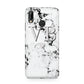 Personalised Grey Initialed Marble Heart Huawei P20 Lite Phone Case