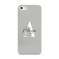 Personalised Grey Initials And Name Apple iPhone 5 Case