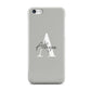 Personalised Grey Initials And Name Apple iPhone 5c Case