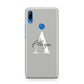 Personalised Grey Initials And Name Huawei P Smart Z