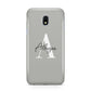 Personalised Grey Initials And Name Samsung Galaxy J3 2017 Case