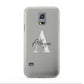 Personalised Grey Initials And Name Samsung Galaxy S5 Mini Case
