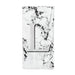 Personalised Grey Initials Heart Marble Beach Towel