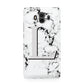 Personalised Grey Initials Heart Marble Huawei Mate 10 Protective Phone Case