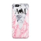 Personalised Grey Inset Marble Initials Huawei Nova 2s Phone Case