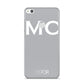 Personalised Grey White Initial Huawei P8 Lite Case