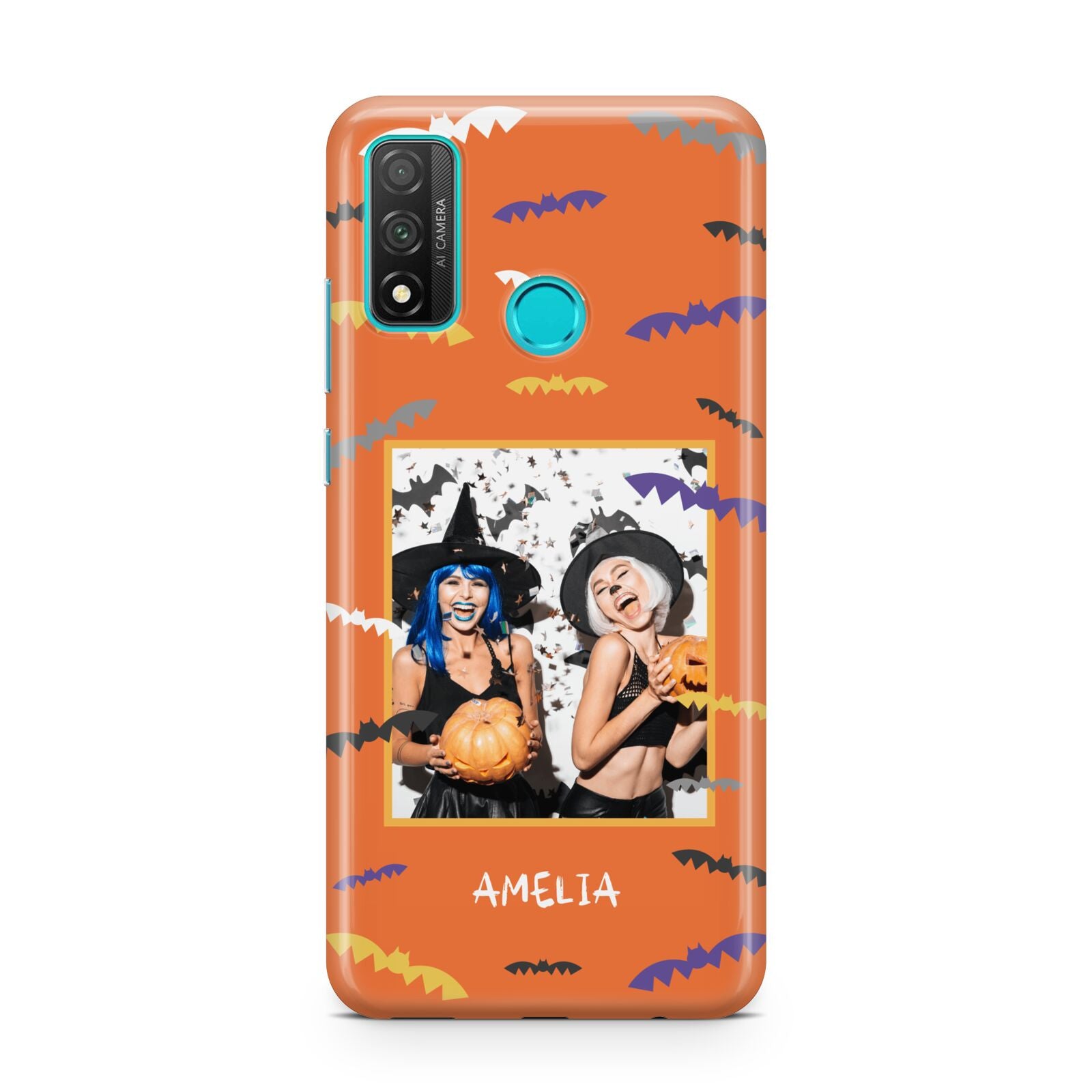 Personalised Halloween Bats Photo Upload Huawei P Smart 2020