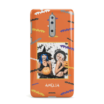 Personalised Halloween Bats Photo Upload Nokia Case