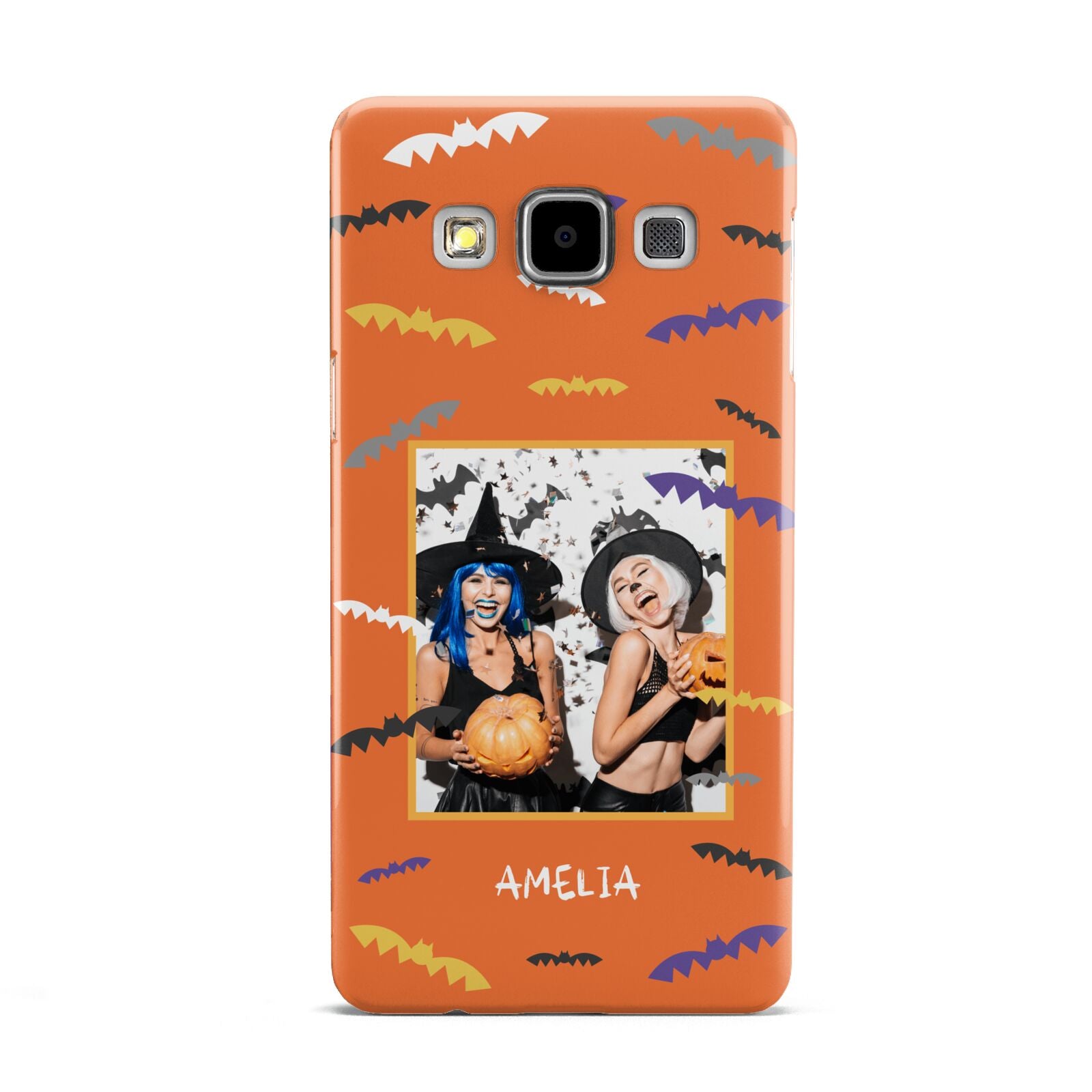 Personalised Halloween Bats Photo Upload Samsung Galaxy A5 Case