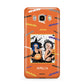 Personalised Halloween Bats Photo Upload Samsung Galaxy J7 2016 Case on gold phone