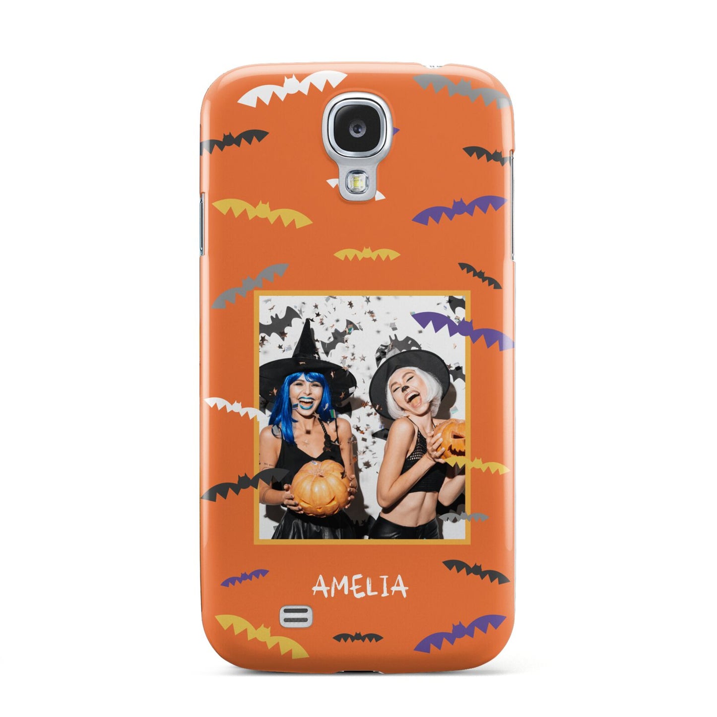 Personalised Halloween Bats Photo Upload Samsung Galaxy S4 Case