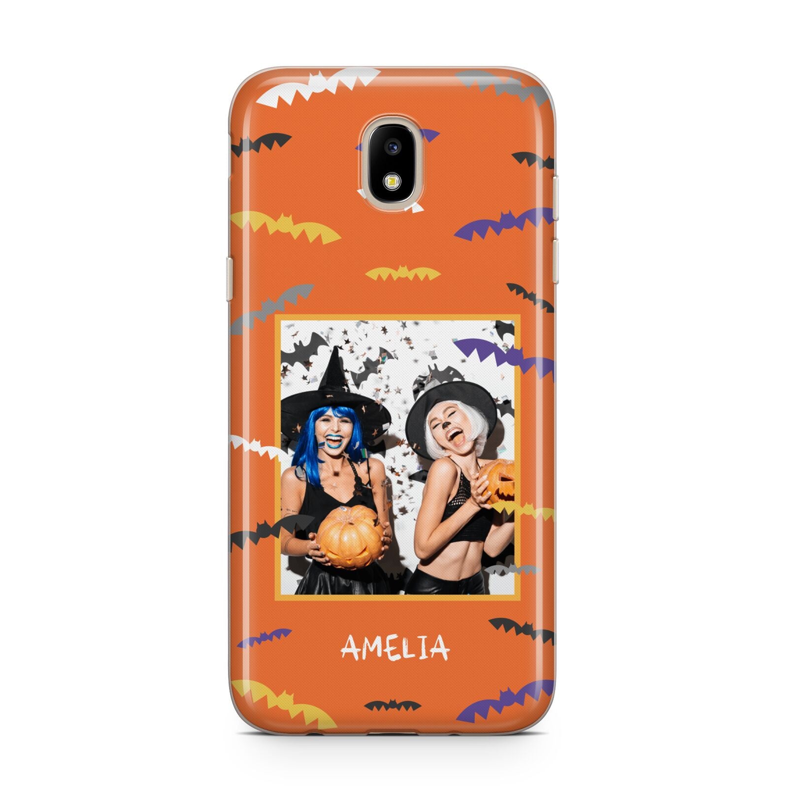 Personalised Halloween Bats Photo Upload Samsung J5 2017 Case