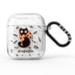 Personalised Halloween Cat AirPods Glitter Case