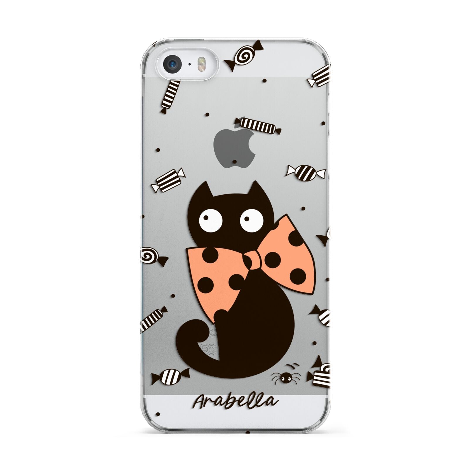 Personalised Halloween Cat Apple iPhone 5 Case