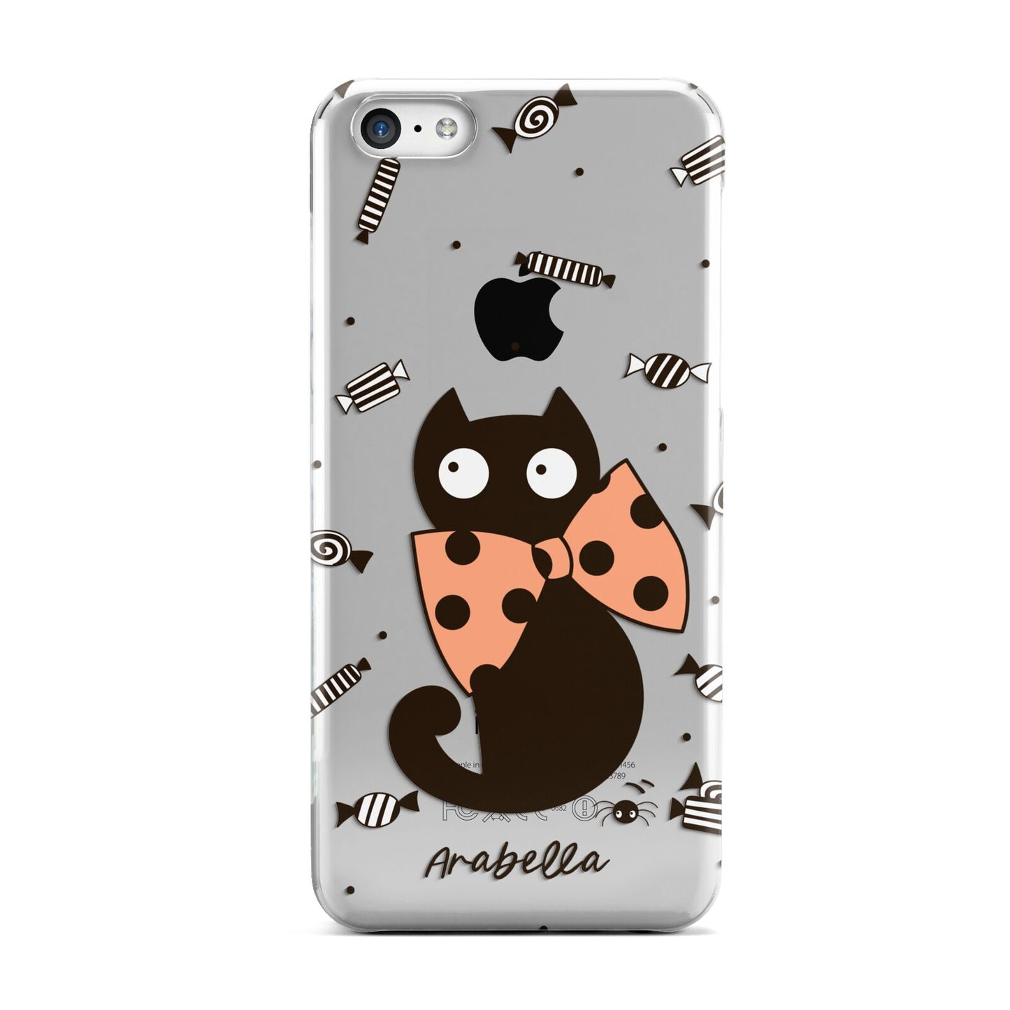 Personalised Halloween Cat Apple iPhone 5c Case